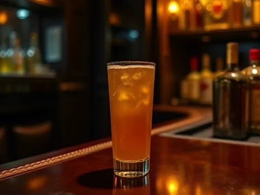 Hennessy, Apple and Red - At a Bar
