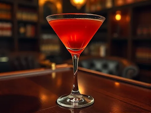 Highland Fling Cocktail - At a Bar