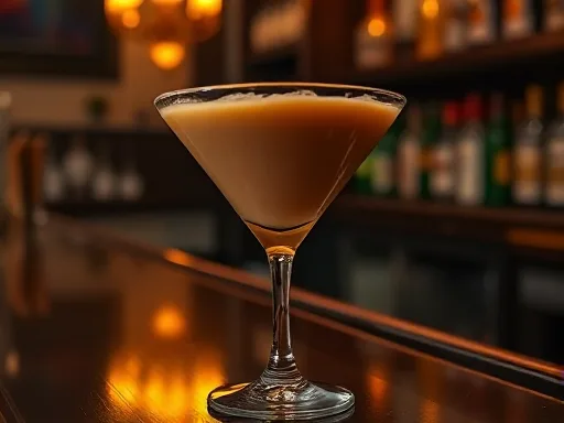 Holiday Brandy Alexander - At a Bar