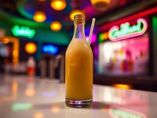 Homemade Coquito Bueno - At a Bar