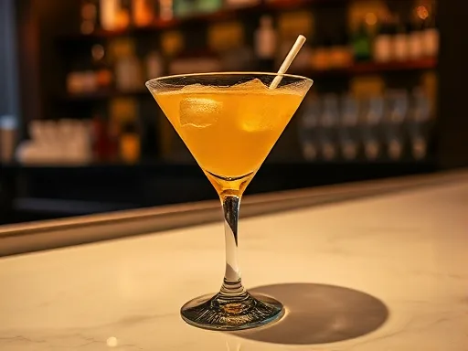 Honey Bee Cocktail - At a Bar