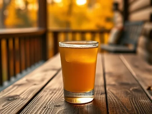 Hot Butter Scotch Toddy - Outdoors