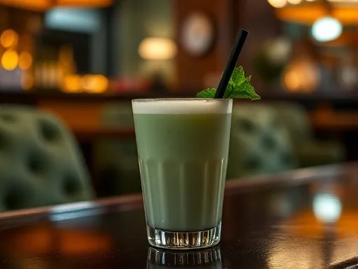 Hot Chocolate Mint - At a Bar