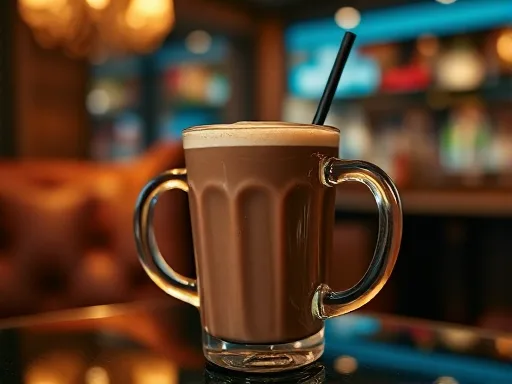 Hot Chocolate To Die For - At a Bar