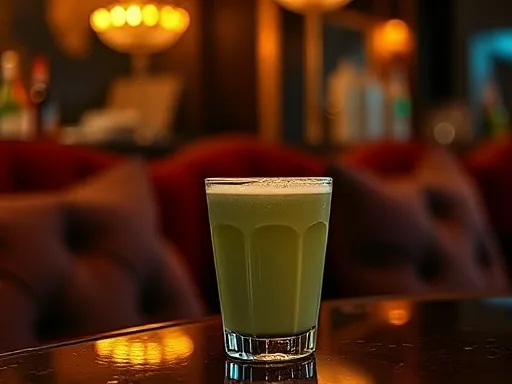 Hot Peppermint Chocolate - At a Bar
