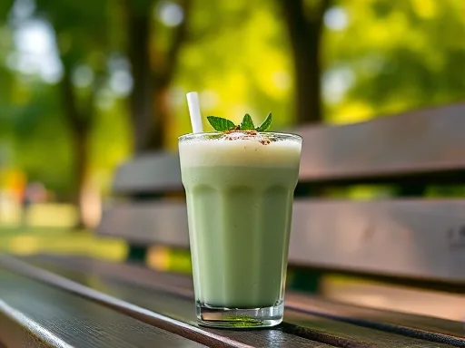 Hot Peppermint Chocolate - Outdoors
