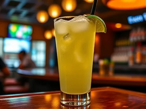 Hpnotiq Margarita - At a Bar