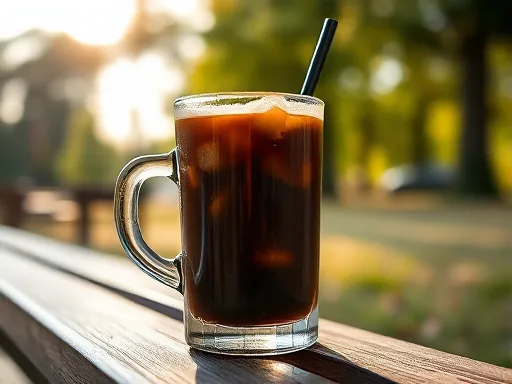 Iced Coffee Fillip - Outdoors