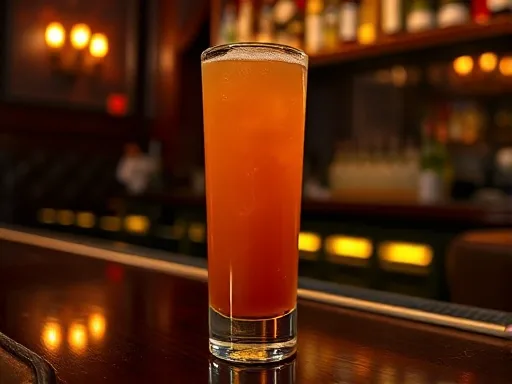 Iced Tea Cocktail - At a Bar