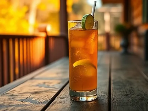 Iced Tea Cocktail - Outdoors
