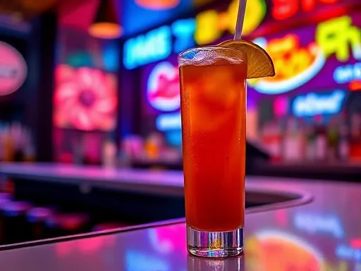 Iced Tea and Malibu - At a Bar