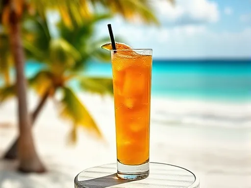 Iced Tea and Malibu - Outdoors
