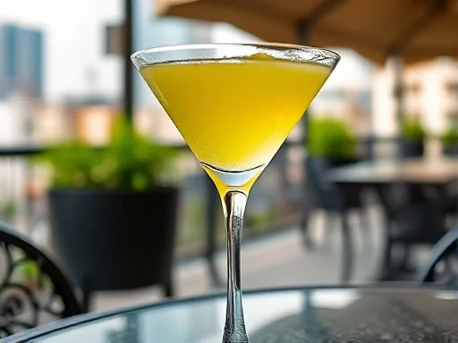 Indian Apple Martini - Outdoors