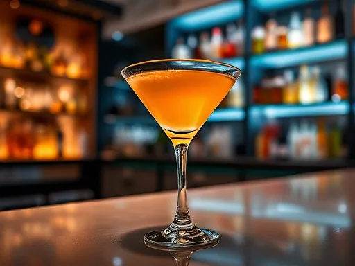 Inverted Pyramid Martini - At a Bar