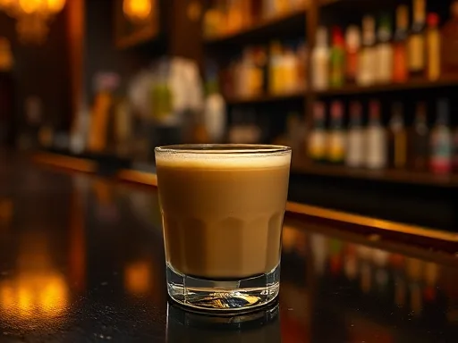 Irish Coffee at a bar
