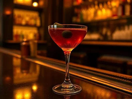 Irish Whiskey Cocktail - At a Bar