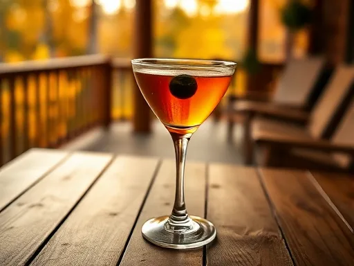 Irish Whiskey Cocktail - Outdoors