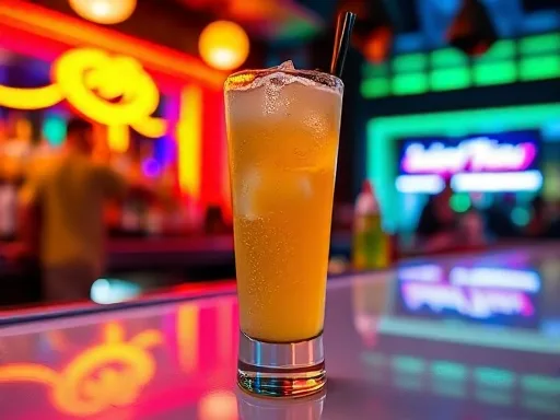 Jamaican Fizz - At a Bar