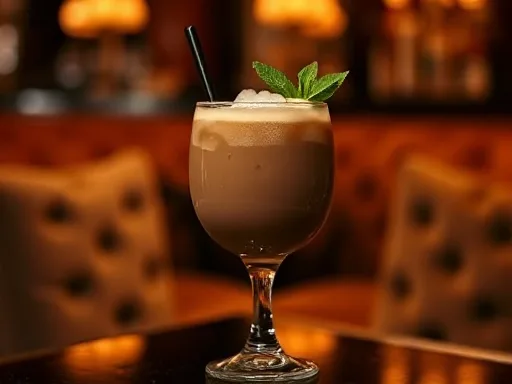 Jamaican Iced Coffee - At a Bar