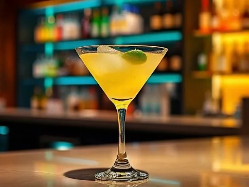Jamaican Rum Cocktail - At a Bar