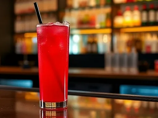Jersey Shore Cherry Lemonade - At a Bar