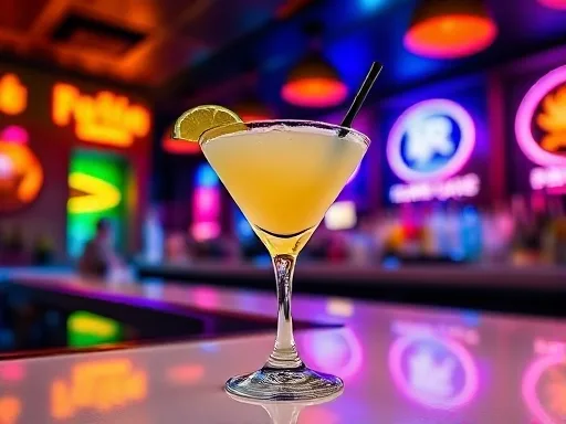 Key Lime Martini #3 - At a Bar