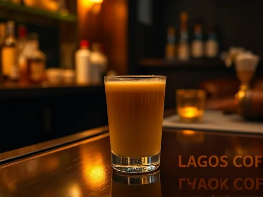 Lagos Coffee - At a Bar