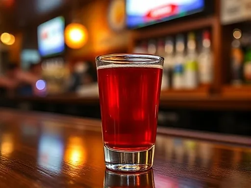 Laser Beam Shot - At a Bar