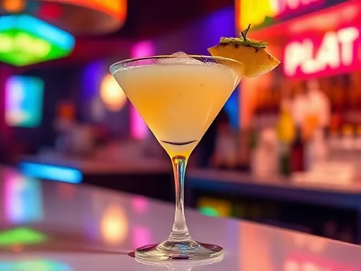 Laurie Goes Hawaiian - At a Bar