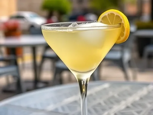 Lemon Drop Martini #2 - Outdoors