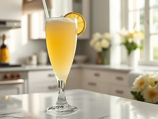 Lemon Ice-Cream Soda - At Home