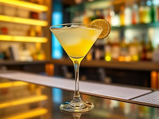 Lemon Icetini - At a Bar