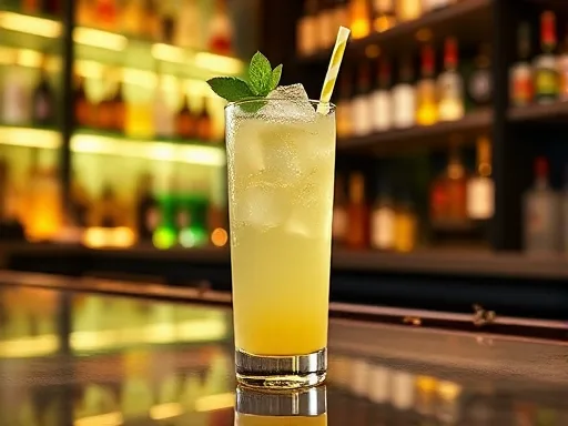 Lemon Mint - At a Bar