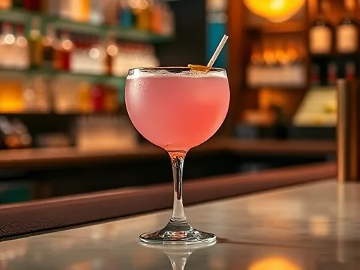 Lemon Sherbert Punch - At a Bar