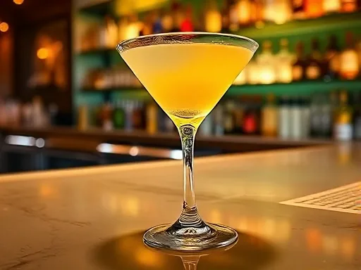 Lemon Splash Martini - At a Bar