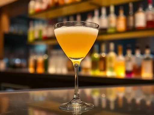 Light Sangria With Pineapple - At a Bar