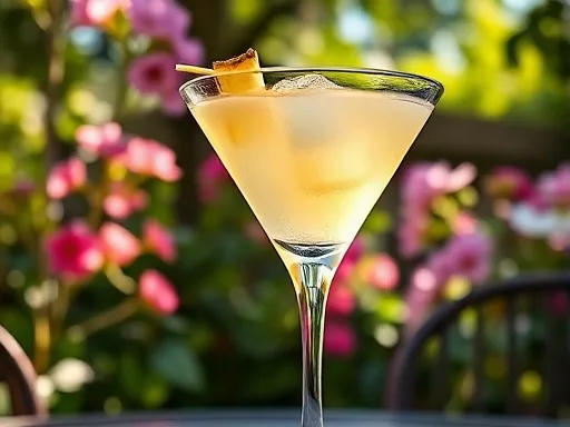 Light Sangria With Pineapple - Outdoors