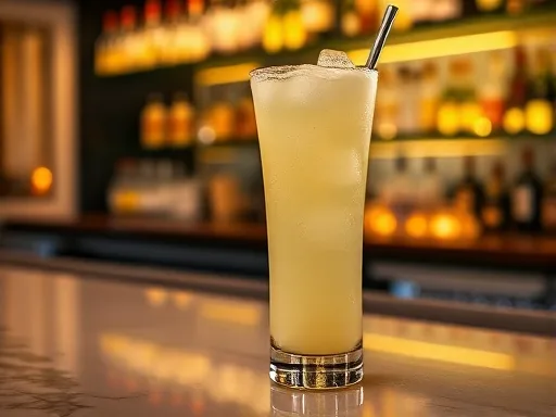 Lime Vodka Collins - At a Bar