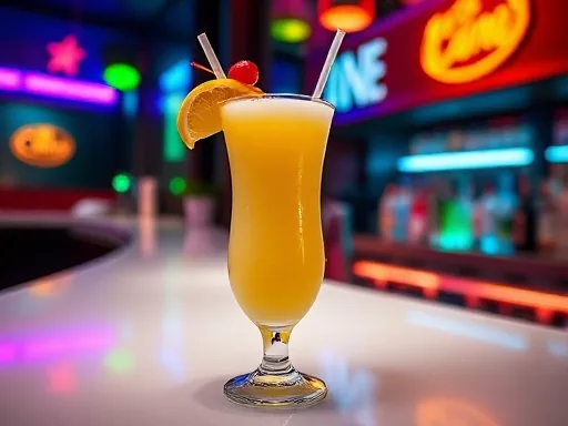 Lipstick Cocktail - At a Bar
