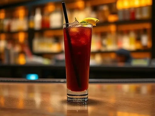 Long Island Iced Tea - At a Bar