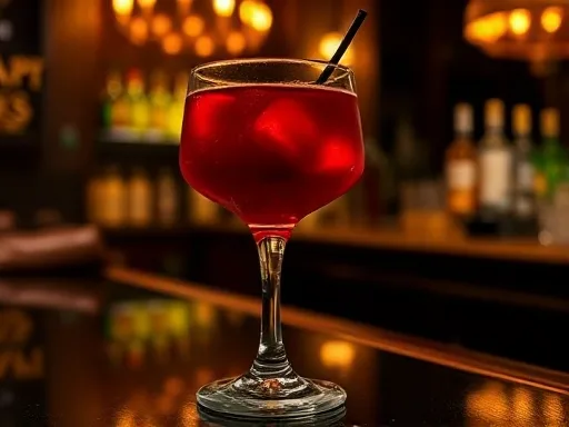 Lychee Nut Cocktail - At a Bar