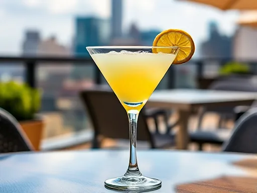 Mad Melon Cocktail - Outdoors