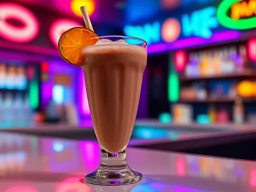 Malibu Mocha Milkshake - At a Bar