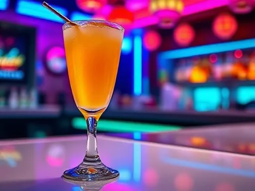 Mandarin Split - At a Bar