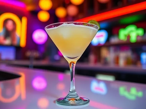 Mango Margarita - At a Bar