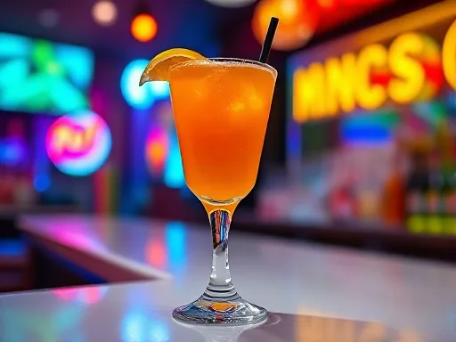 Mango Sunrise - At a Bar