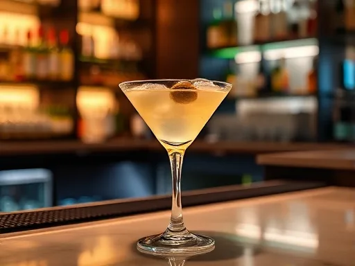 Martini Cocktail - At a Bar
