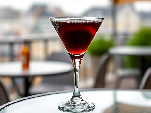 Mary Garden Cocktail - Outdoors
