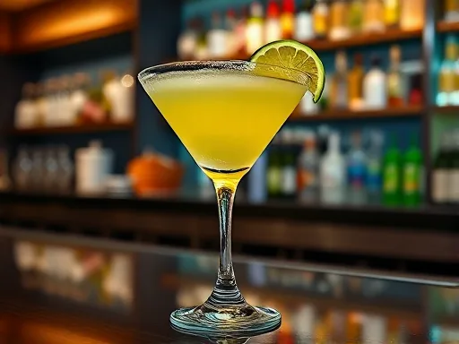 Melon Lime Daiquiri - At a Bar
