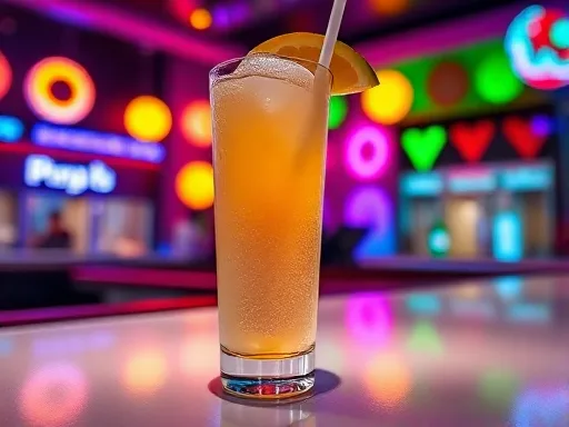Melon Spritz - At a Bar